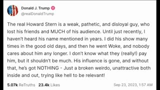 The Celebrity Feud Escalates: Trump's Brutal Attack on Howard Stern