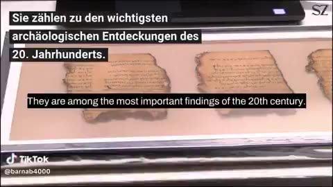 The Jews faked the Dead Sea Scrolls scamming millions from Christians..