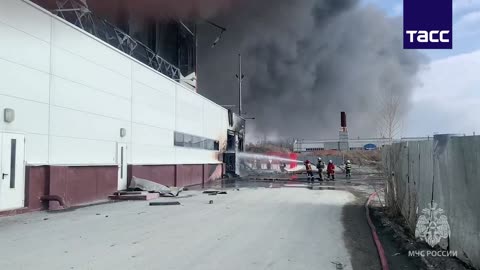 Research/Production Complex Caught Fire in Aramili, Sverdlovsk Region of Russia