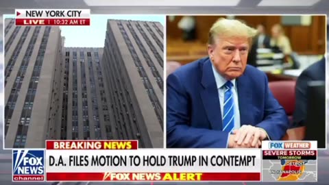 Radical Liberal DA Attempts To Hold Trump In Contempt