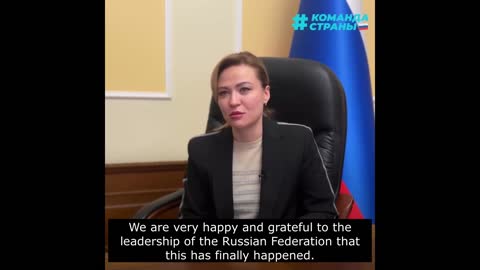 Donetsk People's Republic Foreign Ministry Natalia Nikonorova