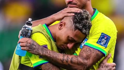 Brazilian footballers reaction to Croatia world cup match - Neymar, Vinicius jr, Richarlison, Antony