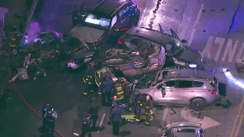 2 dead, 16 injured after stolen car causes wrong-way multi-vehicle crash at high-rate of speed CPD