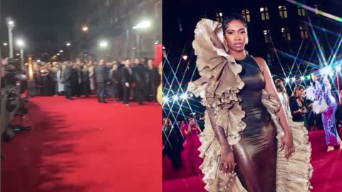 Burna Boy meets Tiwa Savage and Stormzy at British fashion show