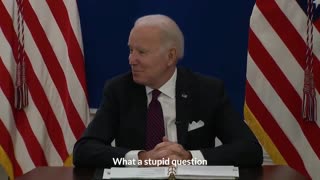 Biden Swipes Fox News Reporter Over Putin Question: 'What a Stupid Question'