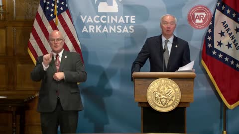 Arkansas Gov. Asa Hutchinson Holds Covid-19 Briefing