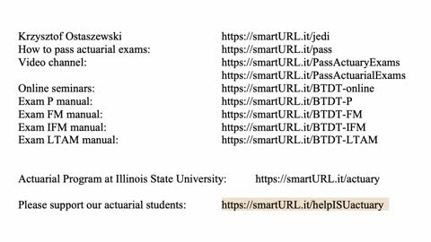 Exam LTAM exercise for July 14, 2021