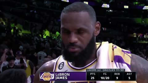 LeBron sends a message to Dillon Brooks after Lakers beat Grizzlies in Game 3