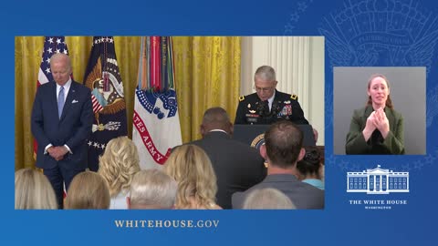 President Biden Awards the Medal of Honor to Four U.S. Army Soldiers who Fought in the Vietnam War