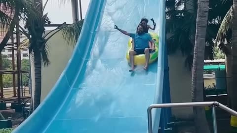 Most Thrilling Ride of Waterpark | Sanak #bindasskavya #shorts |