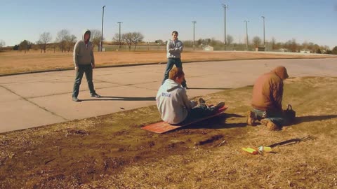 Teen sits atop a firework and inexplicably survives