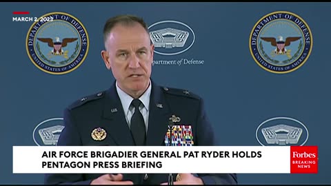 Pentagon Holds Press Briefing As Tensions With China Mount Due To Warnings About Russia's War Effort