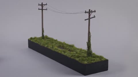 Countryside Utility Pole Diorama - 1/48 Scale