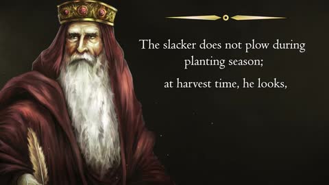 Solomon the wise: 24 sayings