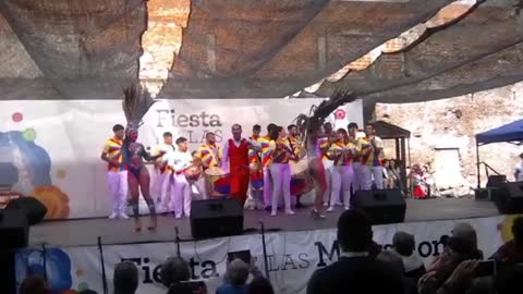 Samba enredo at Migrations Museum, Ciudad Vieja, Montevideo