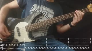 Fall Out Boy - Dance, Dance Bass Cover (Tabs)