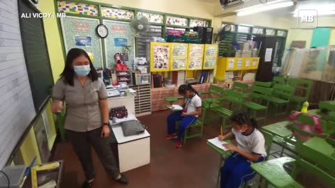 Start of 5-day face-to-face classes at Rafael Palma Elementary School