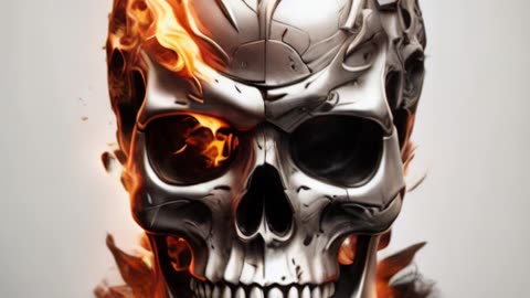 Skull 3D #viral #skull #Fun #Funny #action #3D #hell #skulls