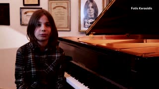 Child prodigy campaigns for world peace through music