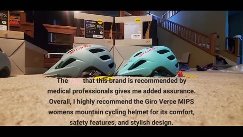 See Remarks: Giro Verce MIPS Women's Mountain Cycling Helmet - Matte Screaming Teal, Universal...
