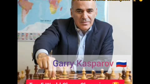 Top 5 World Chess Champions 🏆