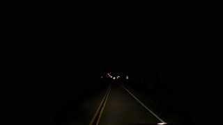 Driving Around Thru 04-20-2022 New Jersey Dingmans Ferry Bridge PA Pennsylvania 4K Front at Night