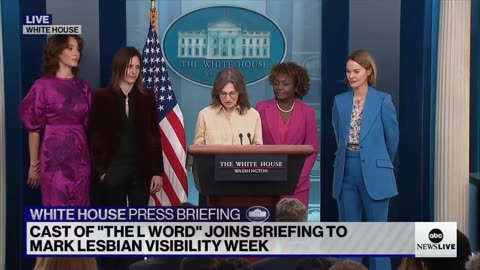 Lesbians Hijack White House Press Briefing