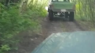 Jeep XJ Ol'Bluey black water swamp