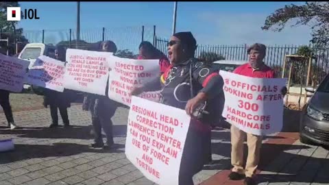 Watch: POPCRU picket in support of members at Wynberg Court