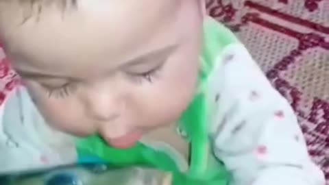 Cute baby & Cute fish 🐬🐟 Love Moment 😍😊🥰#pti_tigers🐅 #followhübs TikTok