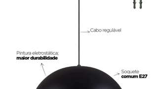 Pendente Meia Lua Bola