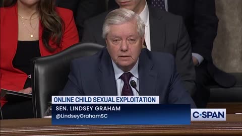 Lindsay Graham against Mark Zuckerberg - You have blood on your hands