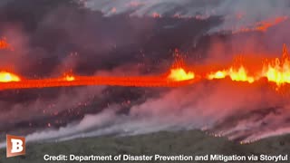 Iceland Police Tell People to STAY AWAY from Volcanic Eruption