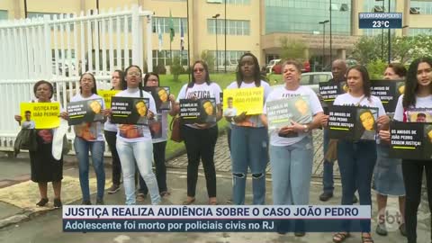 Justiça realiza audiência sobre caso João Pedro | SBT Brasil