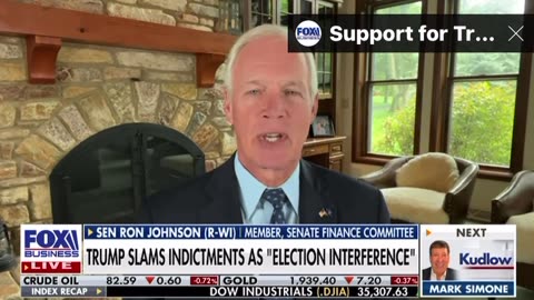 Senator Ron Johnson- there were irregularities in the 2020 election