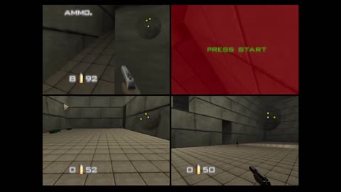 GoldenEye Multiplayer - LTK cup 4 practice - Axdoomer vs JCR vs Horse vs TH126