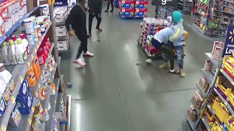 Video Footage of Rapper DaBaby fatally shooting teen at Walmart!!