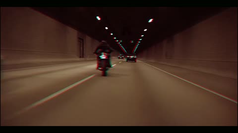3D Anaglyph TRON Legacy 4K 80% MORE BACKGROUND DEPTH P1