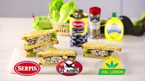 Tuna Black Olive Sandwich, GOURMET RECIPE