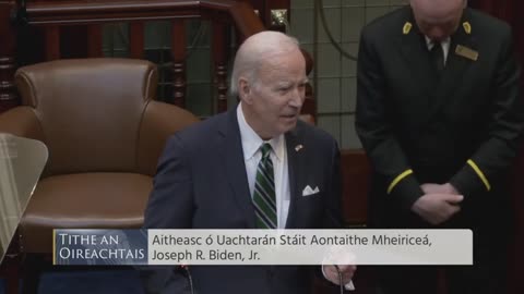 Joe Biden addresses Irish parliament in historic visit - April 13, 2023