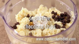 Best keto diet recipes - No-Bake Keto Chocolate Chip Cookies - Delicious weight loss recipe