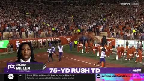 TCU RB Kendre Miller 75 Yard TD vs Texas | 2022 College Football