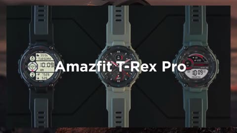 Conquer the Wild with Amazfit T-Rex Pro Smart Watch - Built to Endure and Perform!