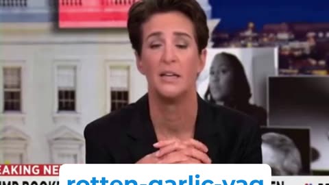 Rachel Maddow's on-air mis-hap. Why is this woman still on the air?