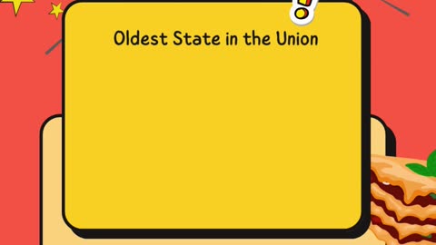 Quiz Oldest State