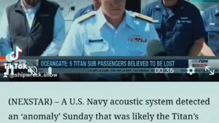 US Navy knew the Titan was destroyed since last Sunday.