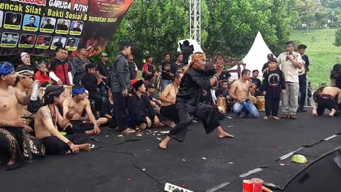 traditional culture of pencak silat from Indonesia