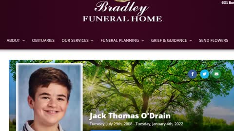 Vaccinated 13-Year-Old Jack Thomas O’Drain Passes Away After "Unexplainable Cardiac Arrest", Dad