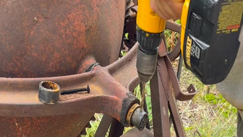 Fixing The Old Cement Mixer