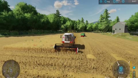 Part 27: Wheat harvesting | Farming Simulator 22 | Chilliwack map | Timelapse | (1080p60)